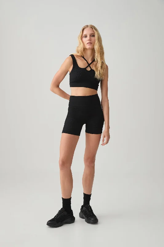 Chinos Style Seamless Rib Short 624