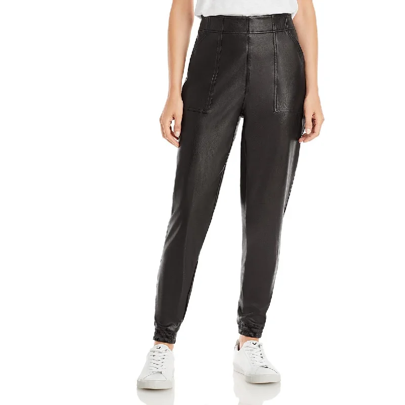 Modern Style Spanx Womens Faux Leather Jogger Pants