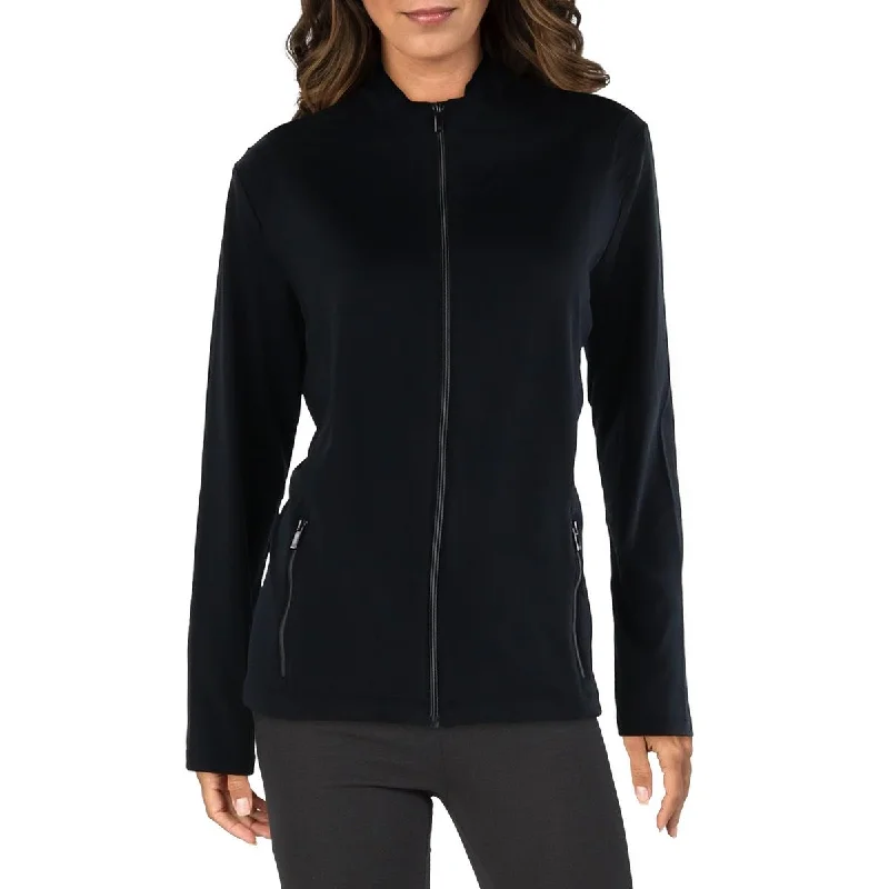 Turtleneck Sweaters Tail Womens Fitness Activewear Athletic Jacket