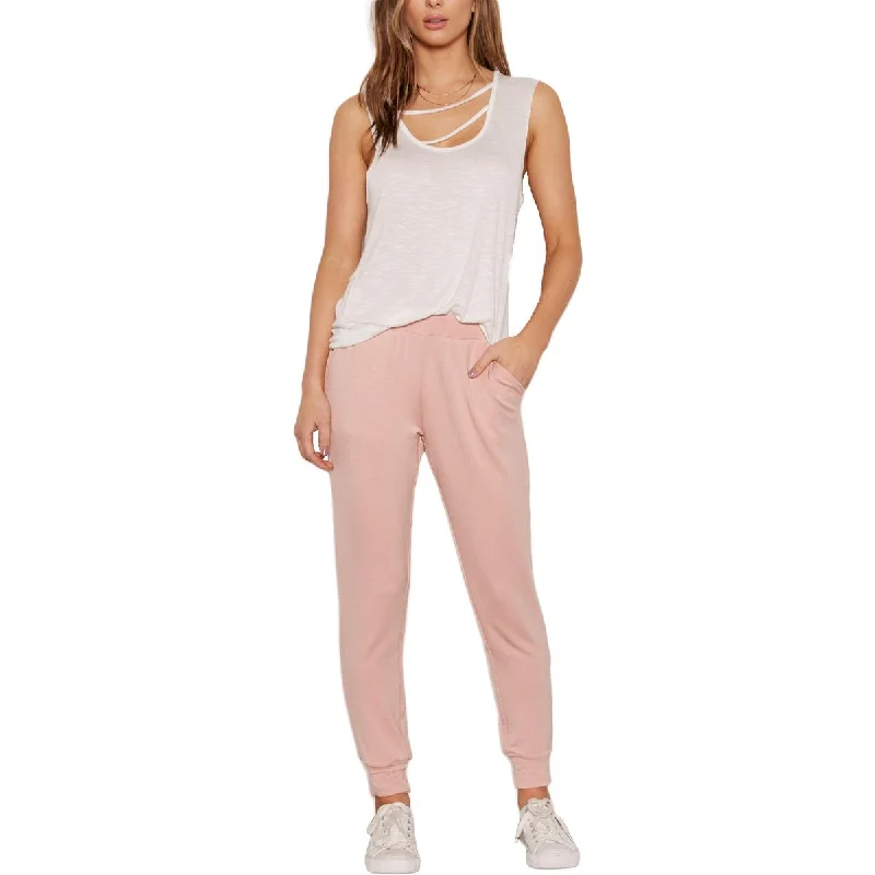 Designer Pants Tart Collections Zuri Women's Printed French Terry Loungewear Jogger Pants