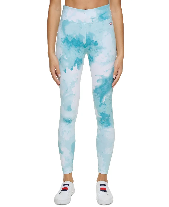 Effortless Comfort Tommy Hilfiger Sport Watercolor Full Length Leggings