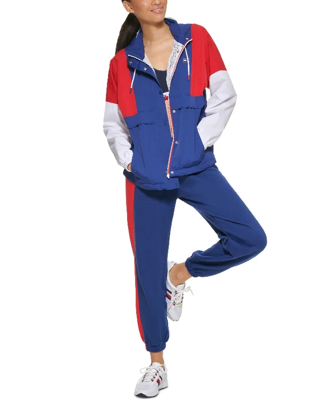 Casual Outfit Tommy Hilfiger Sport Womens Colorblocked Windbreaker