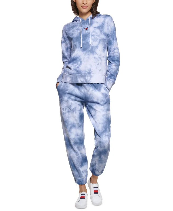 Relaxed Denim Tommy Hilfiger Sport Womens Tie Dyed Joggers