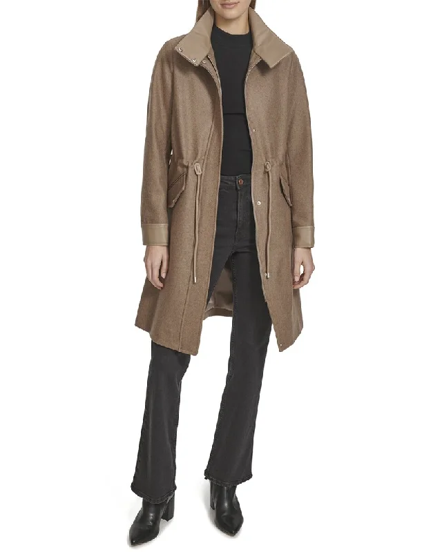 Stylish Comfort Andrew Marc Chesme Wool-Blend Coat
