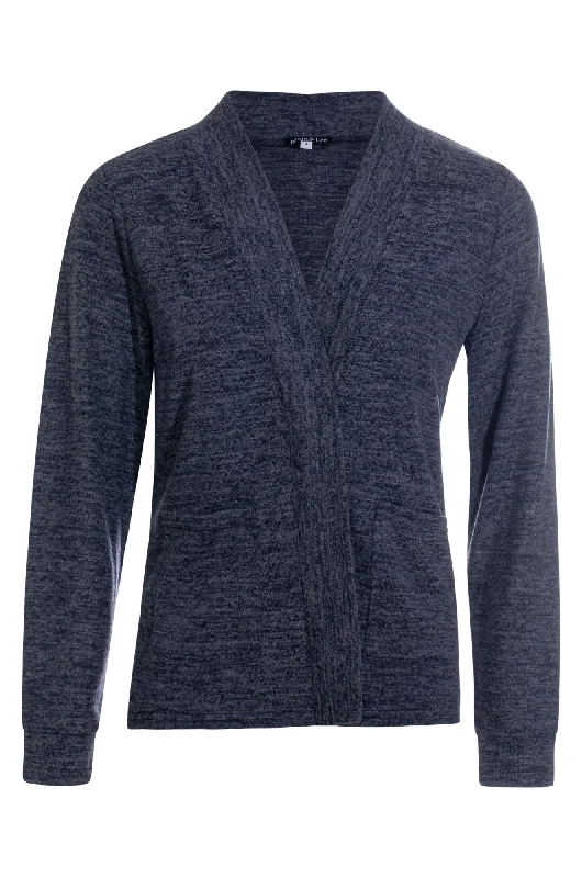 Versatile Pants Soft Warm Touch Cardigan | INDIGO | 6364ZZ