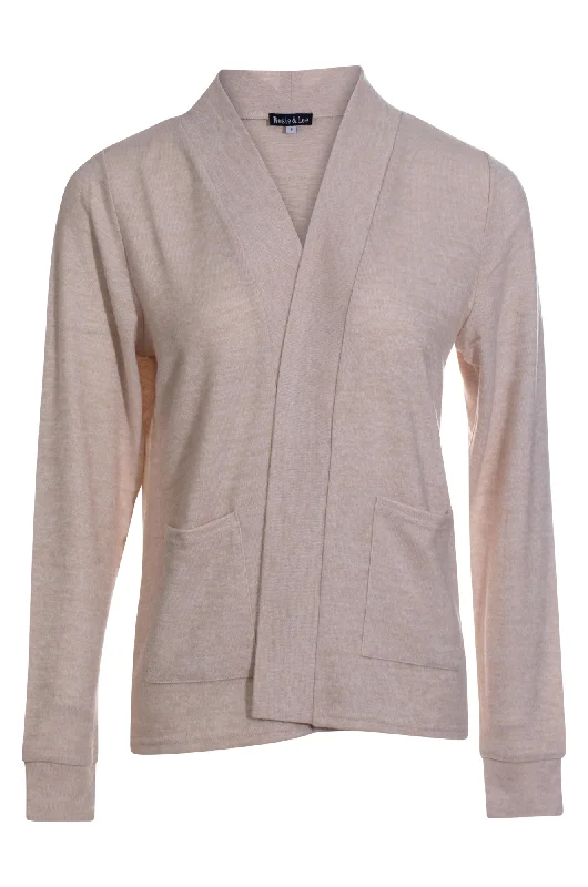 Urban Layers Soft Warm Touch Cardigan | OATMEAL | 6364ZZ