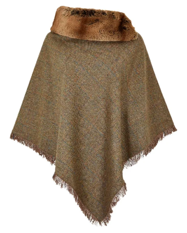 Casual Wear Dubarry Womens Silverfir Tweed Poncho