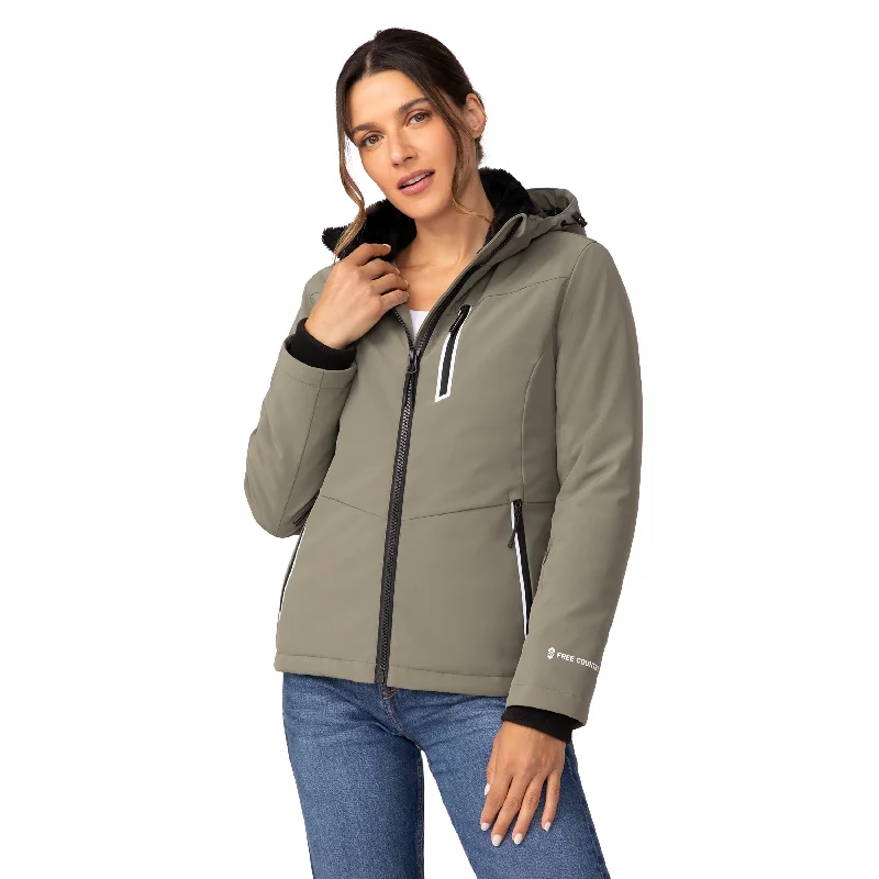 Cool Casuals Free Country Women's FreeCycle Thermo Super Softshell II Jacket