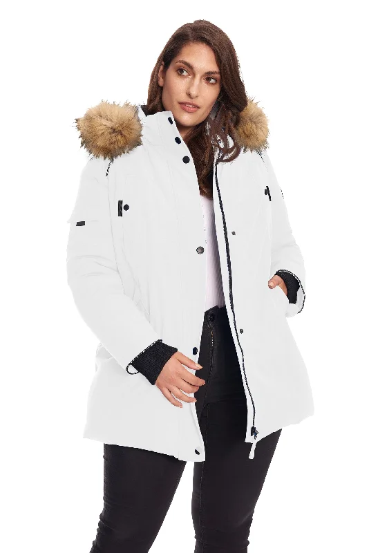 Button-down Shirts GLACIER PLUS | WOMEN'S VEGAN DOWN (RECYCLED) PARKA (PLUS SIZE)