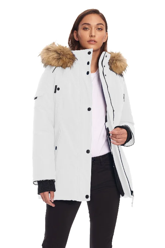 Casual Knit Tops GLACIER | WOMEN'S VEGAN DOWN (RECYCLED) PARKA