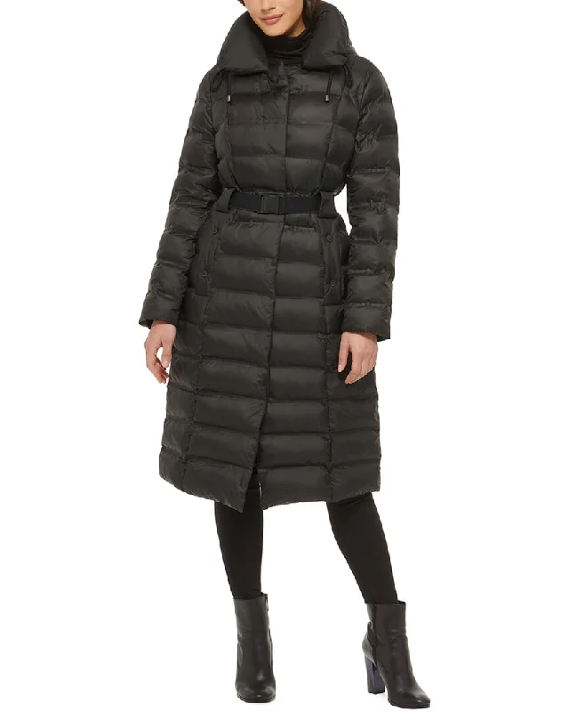 Smart Tops Kenneth Cole Hooded Cire Puffer Coat