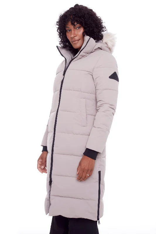 Cool Comfort KLUANE | WOMEN'S VEGAN DOWN (RECYCLED) ULTRA LONG LENGTH PARKA