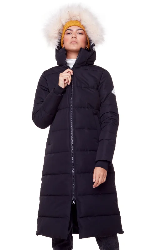 Sporty Jackets KLUANE | WOMEN'S VEGAN DOWN (RECYCLED) ULTRA LONG LENGTH PARKA