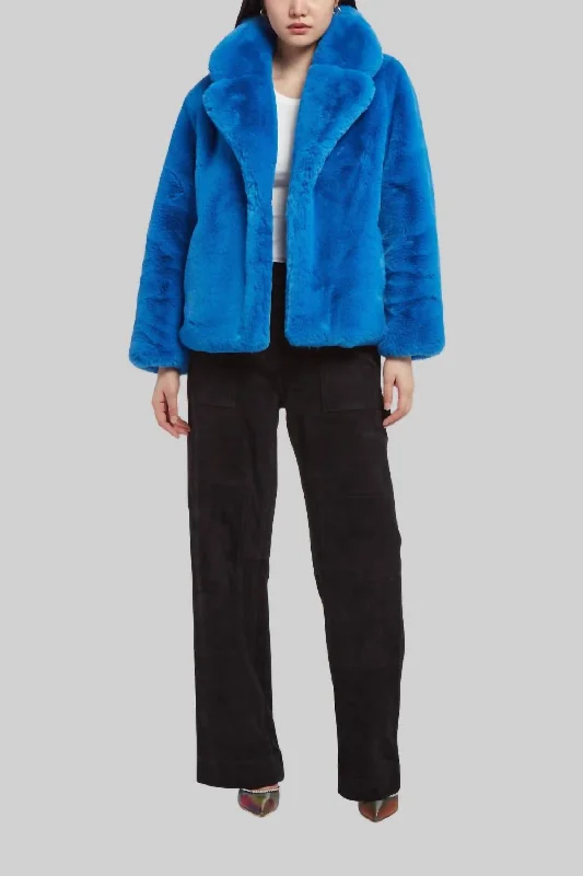 Laid-Back Style Milly Jacket In Blue
