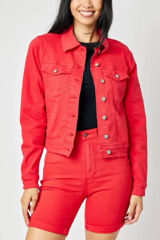 Sports Pants Robbin’S Jacket In Red