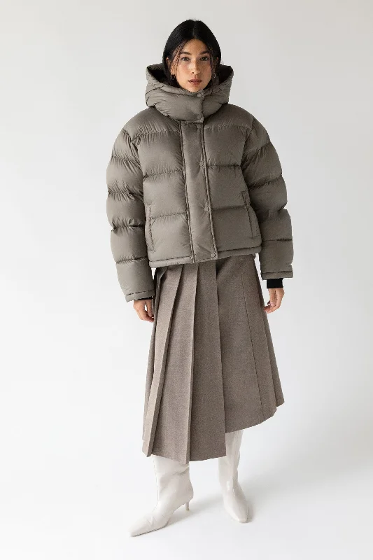 Sporty Suits SHORT PUFFER JACKET | PUFFER STUDIO 001