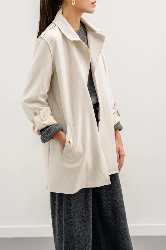 Sporty Trends SUEDE MID COAT