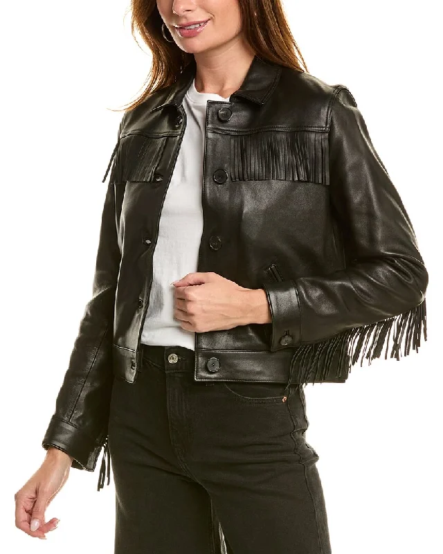 Cool Boots The Kooples Leather Jacket