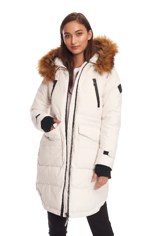 Cozy Pants UKON | WOMEN'S VEGAN DOWN (RECYCLED) DRAWSTRING PARKA
