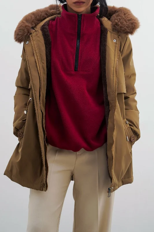 Urban Comfort HOODED PUFFER JACKET