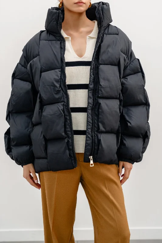 Tech Jackets CHAIN QUILT PUFFER JACKET