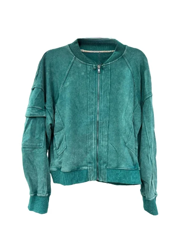 Outdoor Clothing Women's Olivia Bomber Jacket In Green
