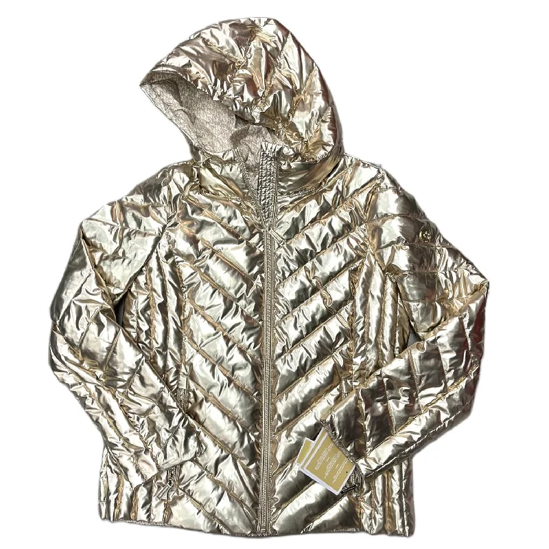 Women's Puffer & Quilted Coat In Gold