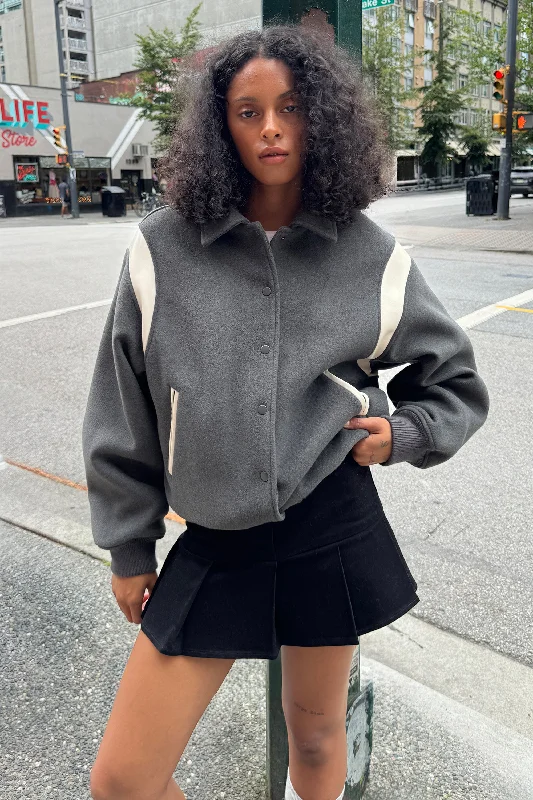 Utility Vests VARSITY WOOL BLEND BOMBER