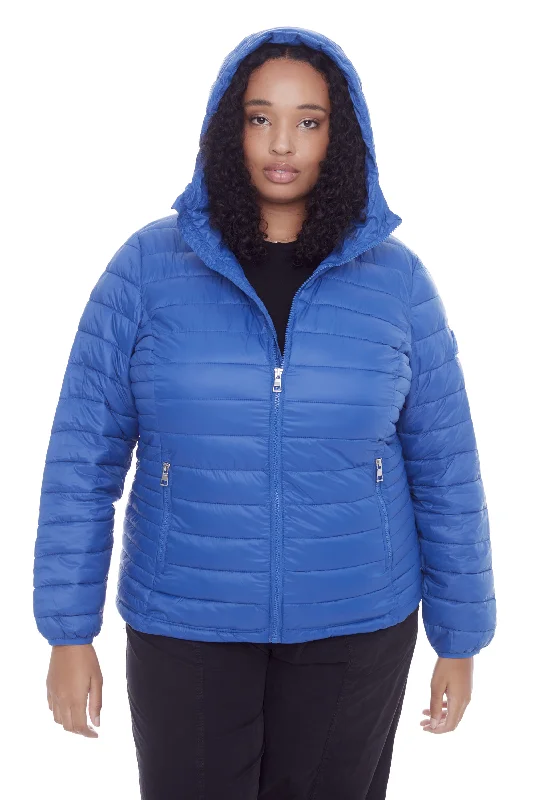 Urban Apparel YOHO PLUS | WOMEN'S VEGAN DOWN (RECYCLED) LIGHTWEIGHT PACKABLE PUFFER (PLUS SIZE) Urban Apparel YOHO PLUS | WOMEN'S VEGAN DOWN (RECYCLED) LIGHTWEIGHT PACKABLE PUFFER (PLUS SIZE)