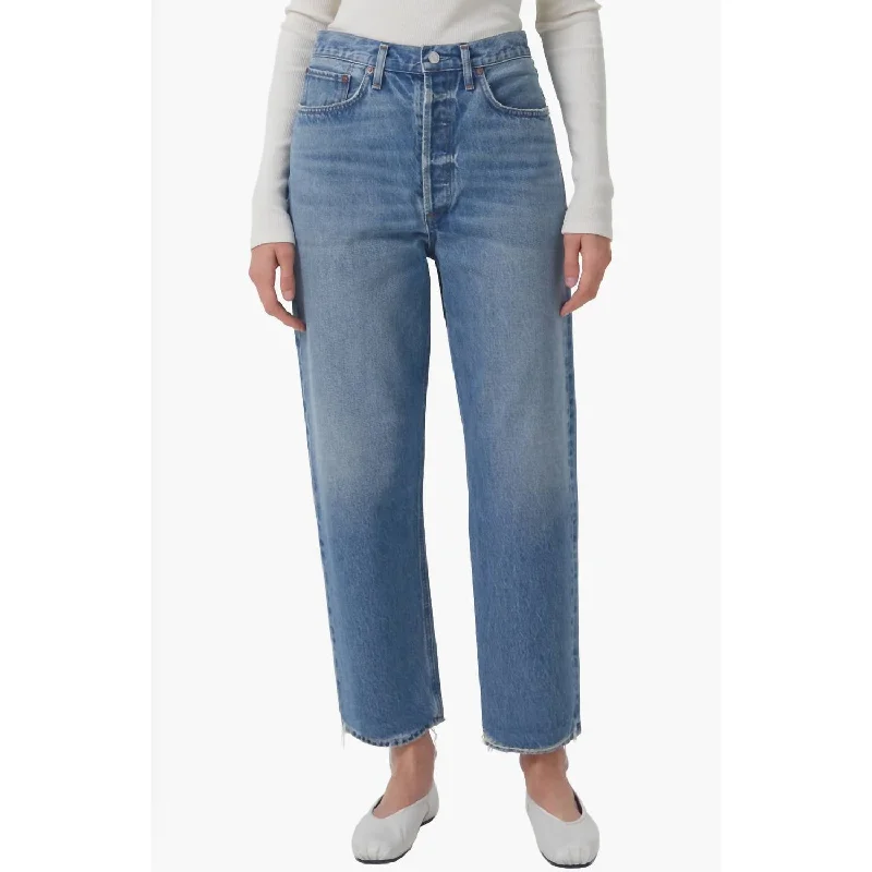 Smart Looks 90S High Rise Crop Loose Jeans In Bound