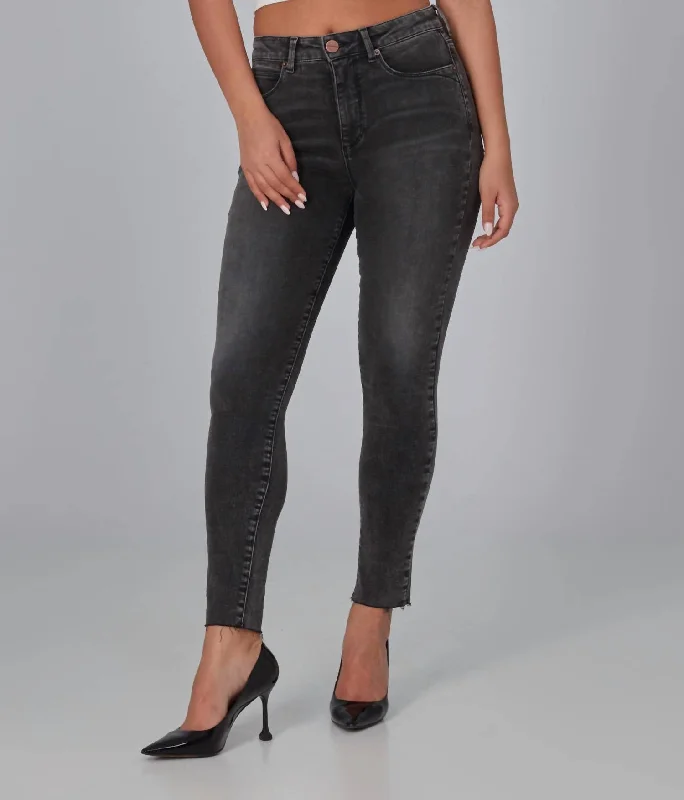Summer Jackets Alexa High Rise Skinny Jeans In Smokey Grey