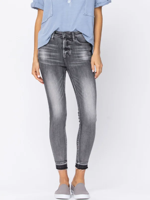 Hiking Boots Alexis High-Rise Released Hem Skinny By Judy Blue
