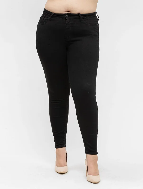 Designer Belts Curvy Ally Mid-Rise Skinny by Judy Blue