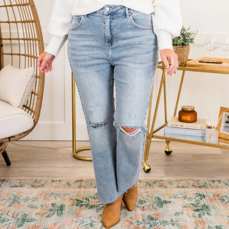 Street Denim Angel Energy Jeans, Light Wash
