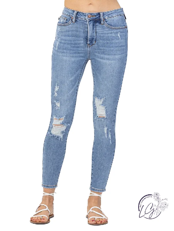 Polo Shirts Angel High-Rise Tummy Control Skinny by Judy Blue
