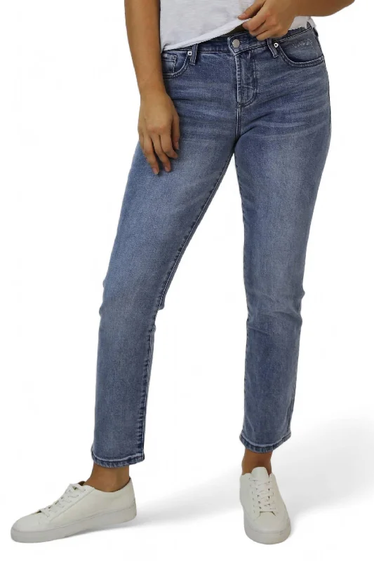 Boho Menswear Blaire Straight Leg Jean In Light Blue