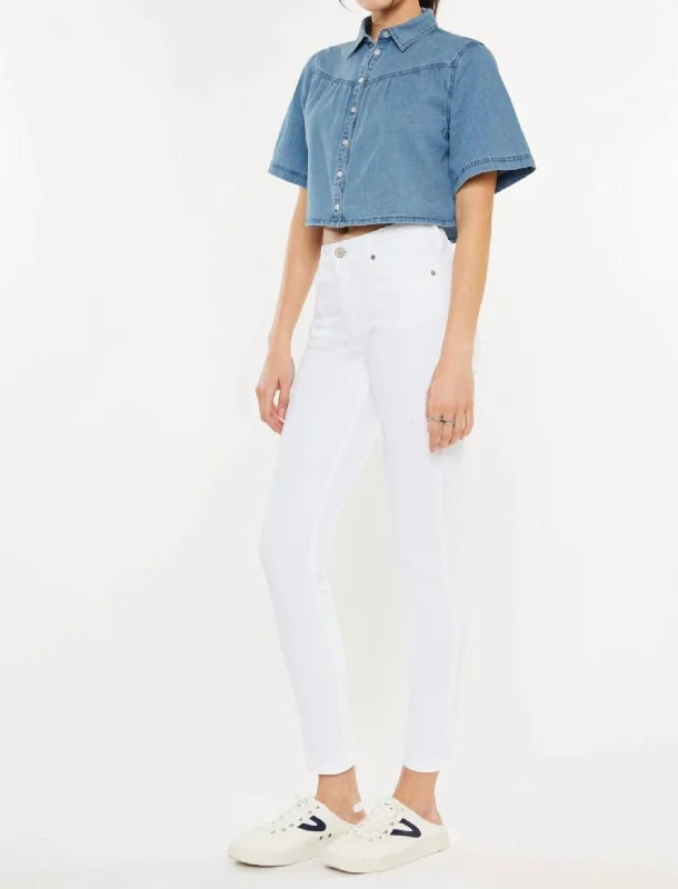 Soft Materials Braden Skinny Jean In White