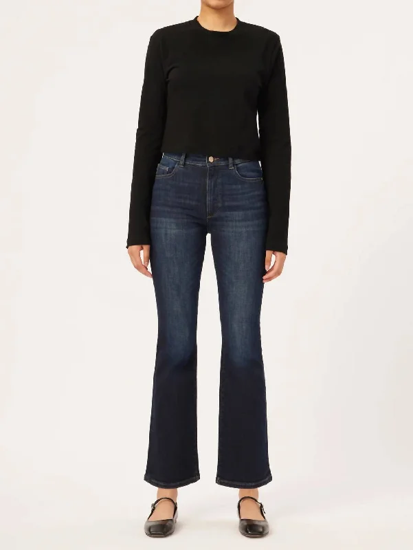 Trendy Blazers Bridget Boot High Rise Instasculpt 27" Jeans In Thunderbird