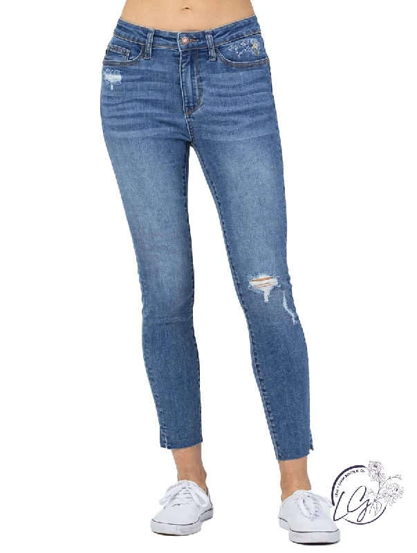 Hiking Boots Carrie High-Rise Dandelion Skinny by Judy Blue