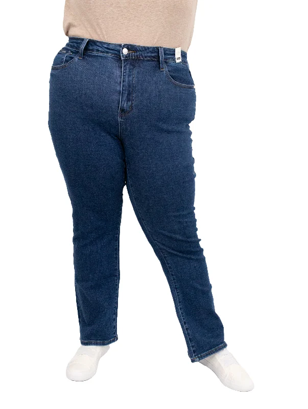 Cozy Basics Curvy Ada High-Rise Vintage 90's Straight by Judy Blue