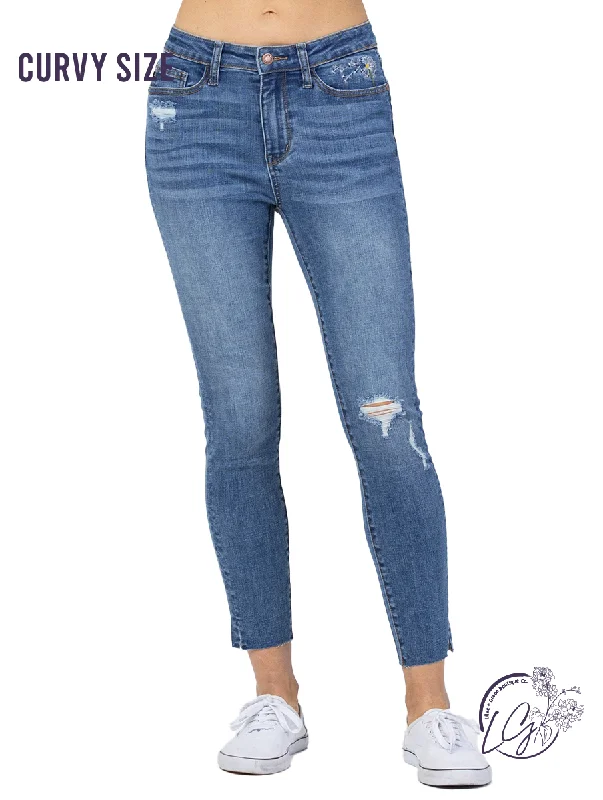 Street Fashion Curvy Carrie High-Rise Dandelion Skinny by Judy Blue
