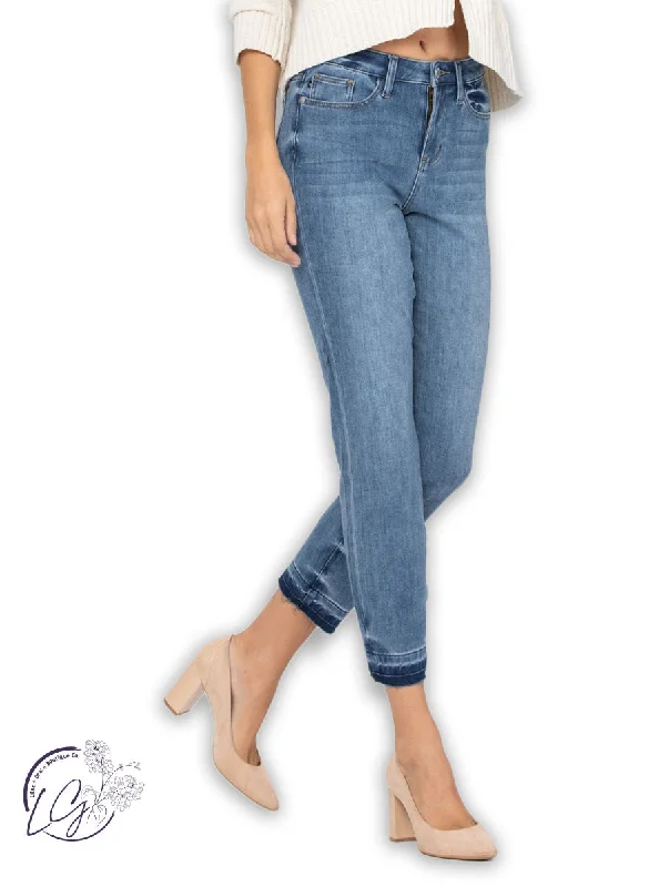 Casual Polos Danielle Undone Hem Boyfriend Jean By Judy Blue