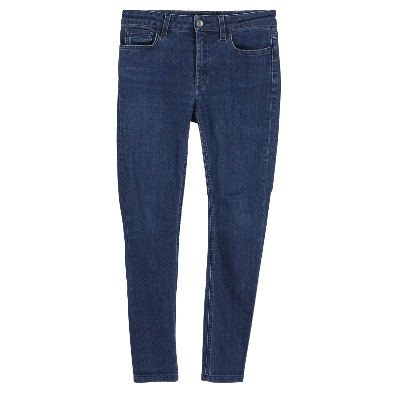 Cool Gear Dolce & Gabbana Back Logo Plaque Skinny Jeans in Blue Cotton Denim