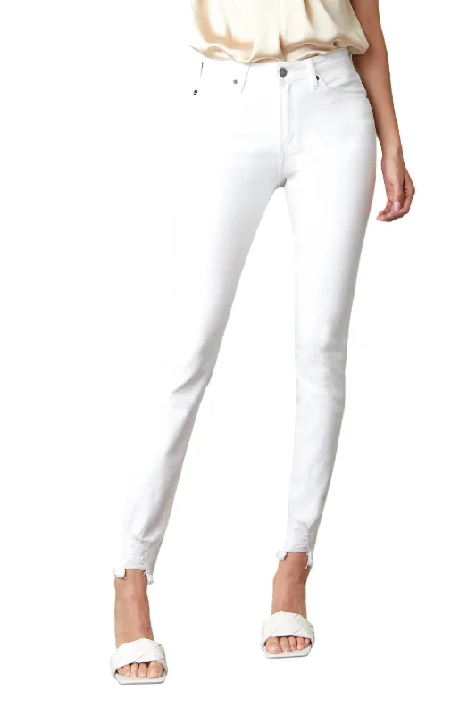 Comfy Jackets High Rise Super Skinny Jeans In White