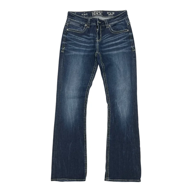 Casual Sneakers Jeans Boot Cut By Bke In Blue Denim, Size:4
