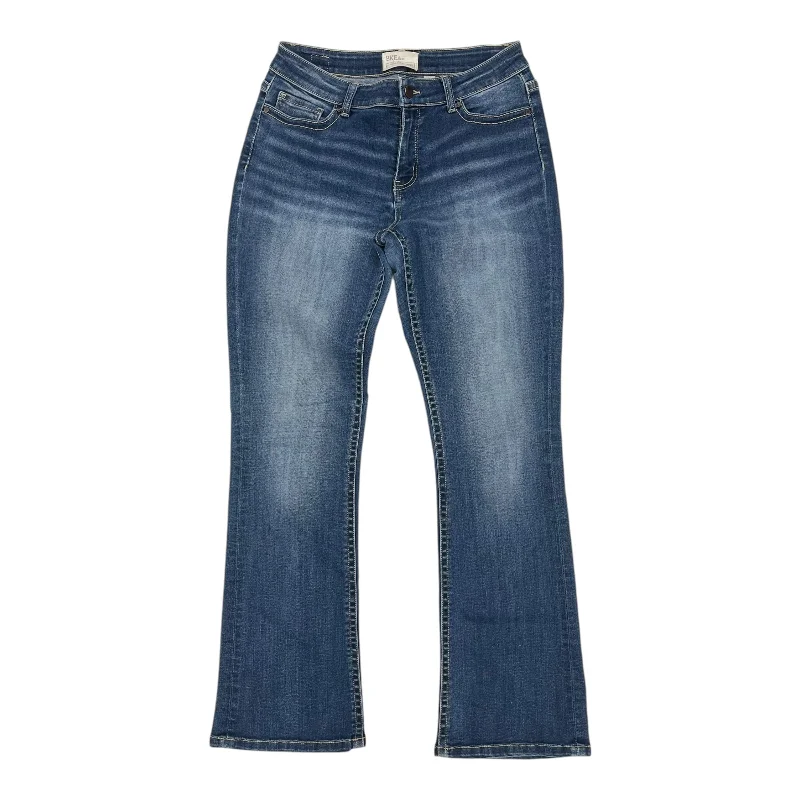 Soft Knitwear Jeans Boot Cut By Buckle Black In Blue Denim, Size:4