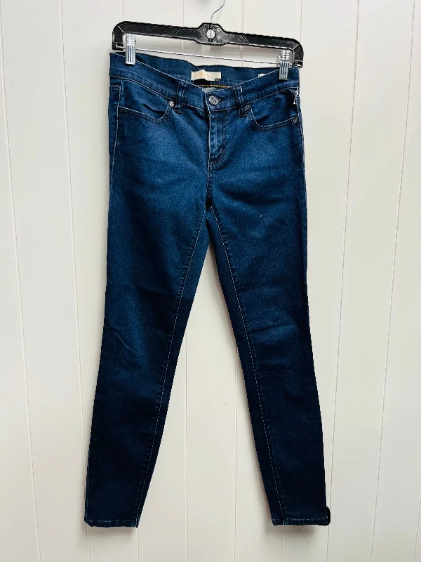 Formal Jackets Jeans Designer By Tory Burch In Blue Denim, Size: 4
