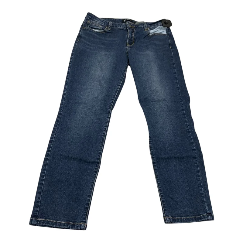 Stylish Joggers Jeans Skinny By Buffalo David Bitton In Blue Denim, Size: 10