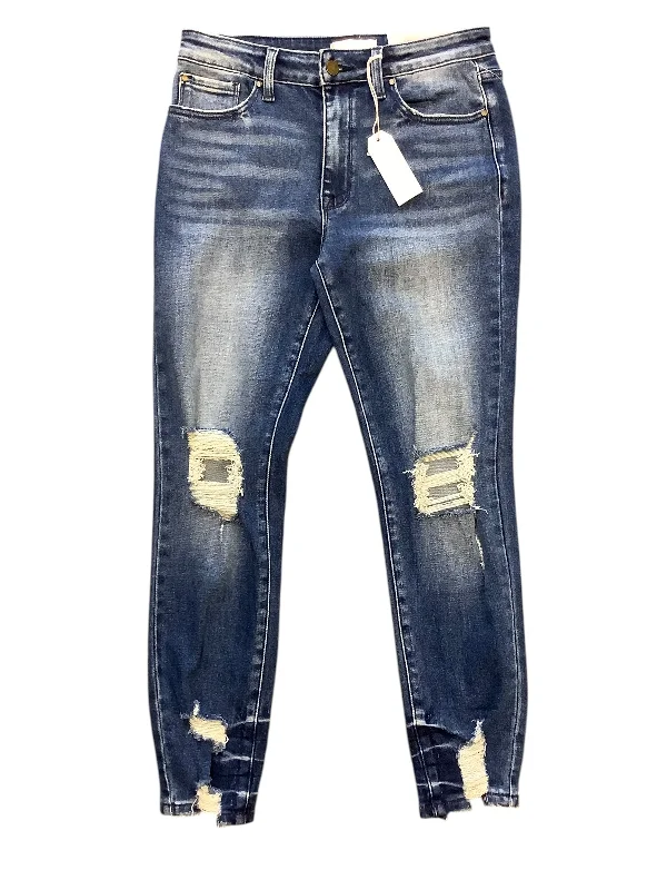 Fashion Vests Jeans Skinny By Petra 153 In Blue Denim, Size: 9/28