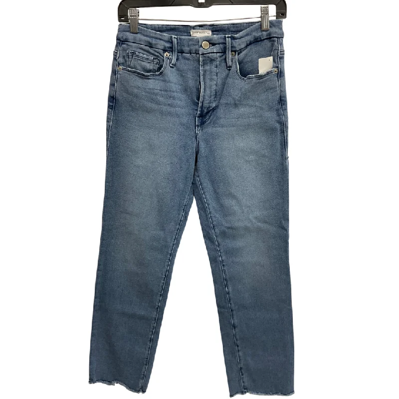 Urban Outfits Jeans Straight By Good American In Blue Denim, Size: 8